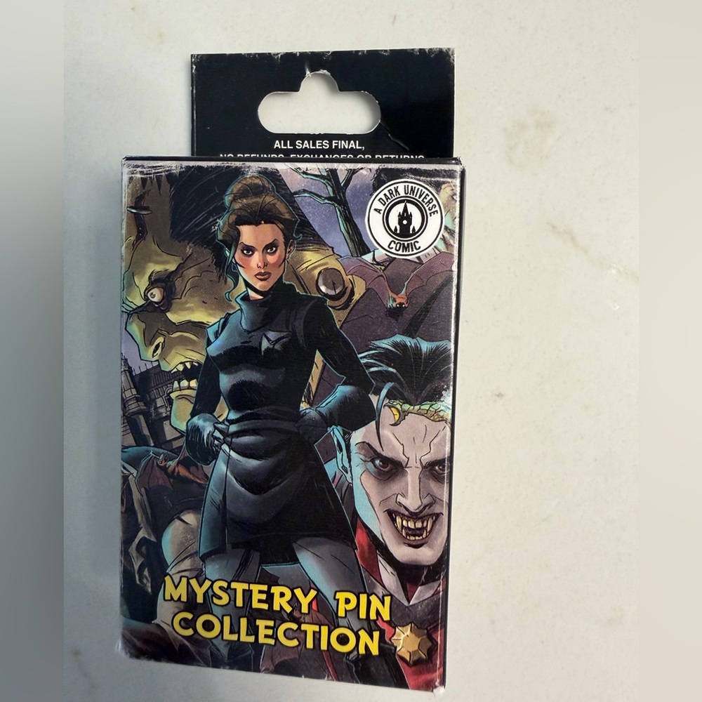 Epic universal dark universe Mystery Pin Collectible Box 2 pins sealed